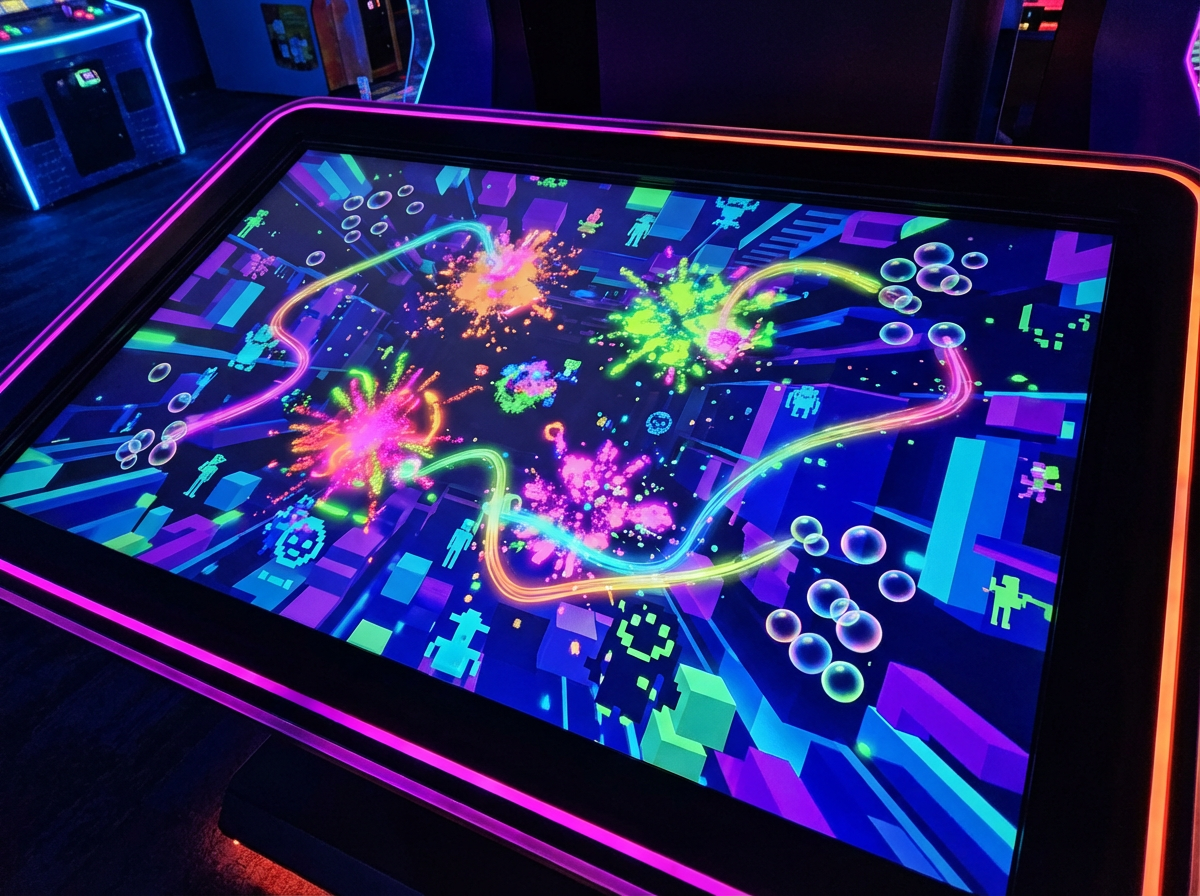 Геймджем — игра для сенсорных панелей